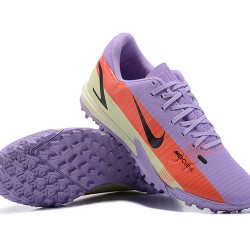 Nike Vapor XIV Academy TF Low-top Purple Orange Men Soccer Cleats 