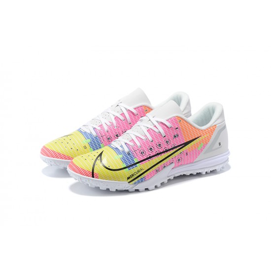 Best Quality Nike Vapor XIV Academy TF Low-top White Pink Men Soccer Cleats Sale