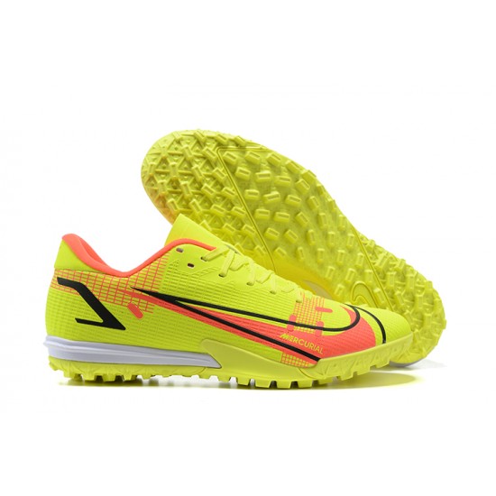 The Best Seller Nike Vapor XIV Academy TF Low-top Yellow Orange Men Soccer Cleats On Sale