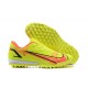 The Best Seller Nike Vapor XIV Academy TF Low-top Yellow Orange Men Soccer Cleats On Sale