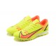 Nike Vapor XIV Academy TF Low-top Yellow Orange Men Soccer Cleats 