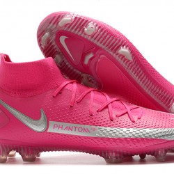 Nike Phantom GT Elite Dynamic Fit FG Peach Silver Soccer Cleats