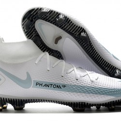 Nike Phantom GT Elite Dynamic Fit FG White Blue Black Soccer Cleats