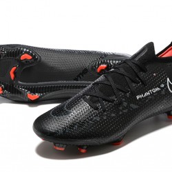 Nike Phantom GT Elite FG Low-top Black Red Men Soccer Cleats 