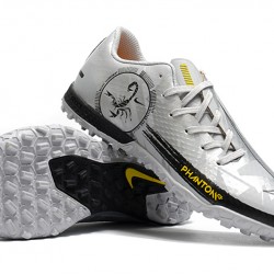 Nike Phantom GT TF Low Mens Silver Black Yellow Soccer Cleats