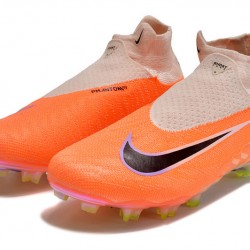 Nike Phantom GX Elite AG Orange White Women And Men Soccer Shoes