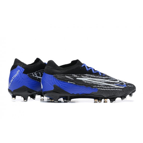 Buy And Seller Nike Phantom GX Elite FG Black Blue Women And Men Soccer Cleats For Sale