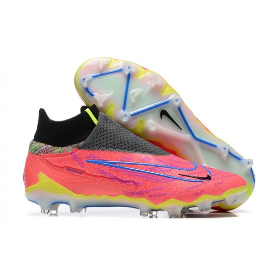 Click To Buy Nike Phantom GX Elite FG Black Pink Women And Men Soccer Cleats Sale