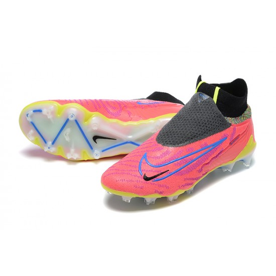 Click To Buy Nike Phantom GX Elite FG Black Pink Women And Men Soccer Cleats Sale