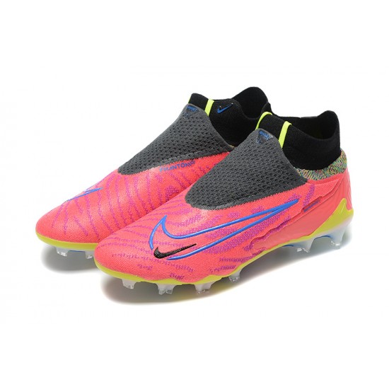 Click To Buy Nike Phantom GX Elite FG Black Pink Women And Men Soccer Cleats Sale