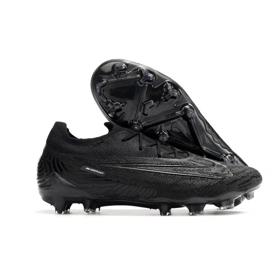 Popular Goods Nike Phantom GX Elite FG Black Women And Men Low Soccer Shoes Shop Online