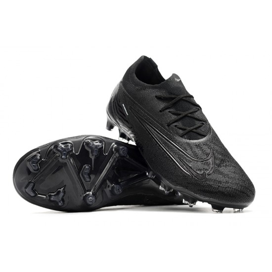 Popular Goods Nike Phantom GX Elite FG Black Women And Men Low Soccer Shoes Shop Online