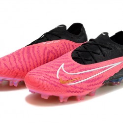 Nike Phantom GX Elite FG Blue Black Pink Women And Men Low Soccer Shoes