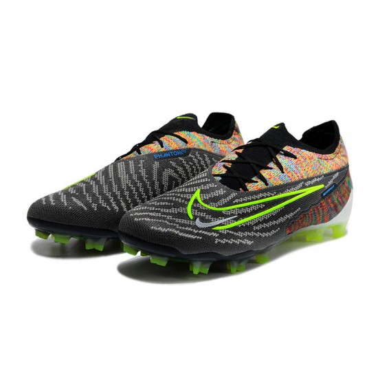 Nike Phantom GX Elite FG Green Black Grey Women And Men Soccer Cleats 