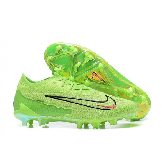 Nike Phantom GX Elite FG Green Women And Men Soccer Cleats 