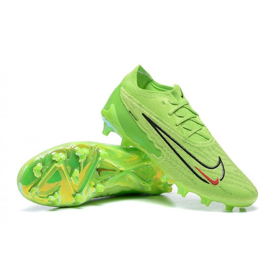 Nike Phantom GX Elite FG Green Women And Men Soccer Cleats 