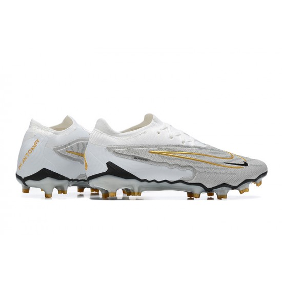 To Find A Ready Market Nike Phantom GX Elite FG Grey White Women And Men Soccer Cleats Sale