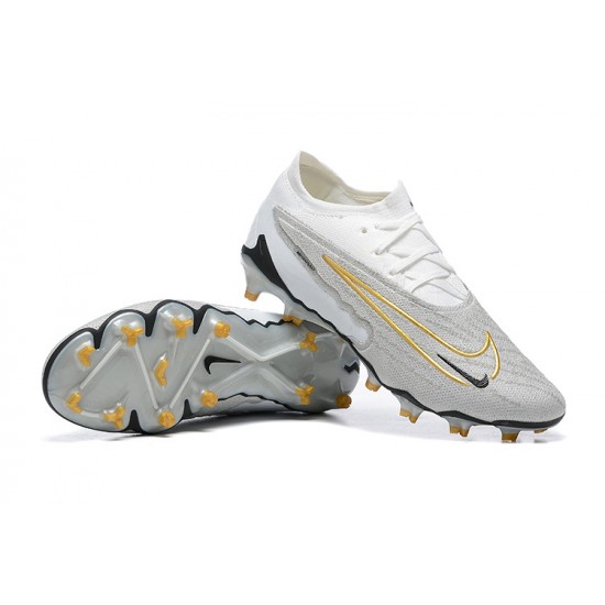 To Find A Ready Market Nike Phantom GX Elite FG Grey White Women And Men Soccer Cleats Sale