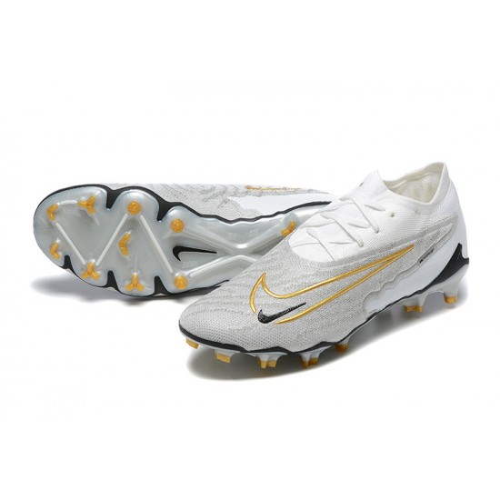 To Find A Ready Market Nike Phantom GX Elite FG Grey White Women And Men Soccer Cleats Sale