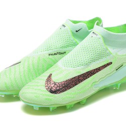 Nike Phantom GX Elite FG High-top Green Women And Men Soccer Cleats 