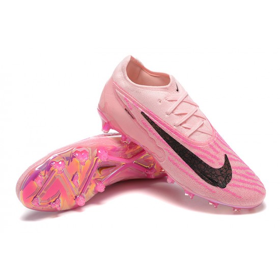 Goods That Sell Well Nike Phantom GX Elite FG High-top Pink Women And Men Soccer Cleats For Sale