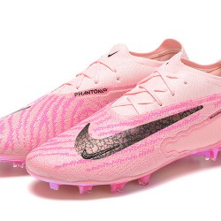 Nike Phantom GX Elite FG High-top Pink Women And Men Soccer Cleats 