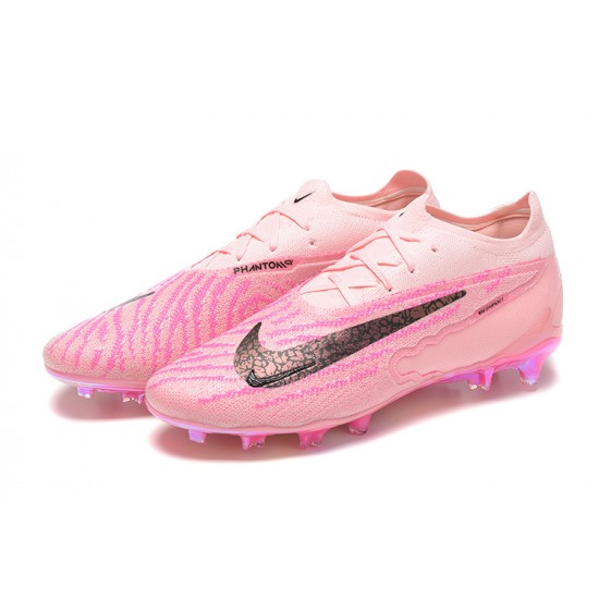 Goods That Sell Well Nike Phantom GX Elite FG High-top Pink Women And Men Soccer Cleats For Sale