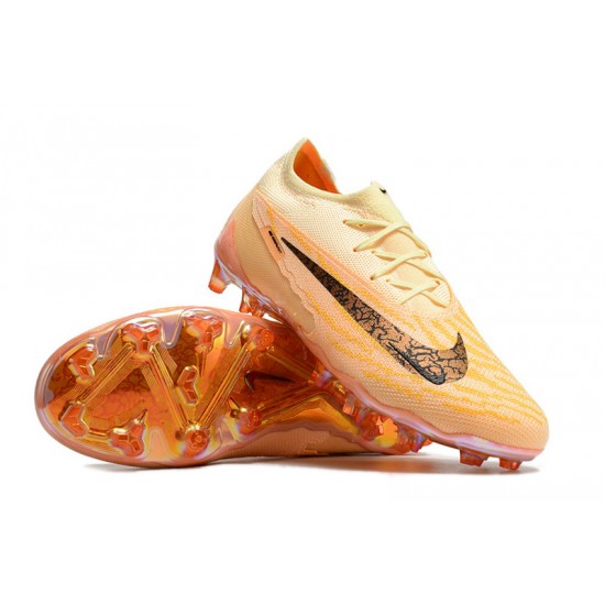 To Find A Ready Market Nike Phantom GX Elite FG Orange Gold Women And Men Low Soccer Shoes Shop Online