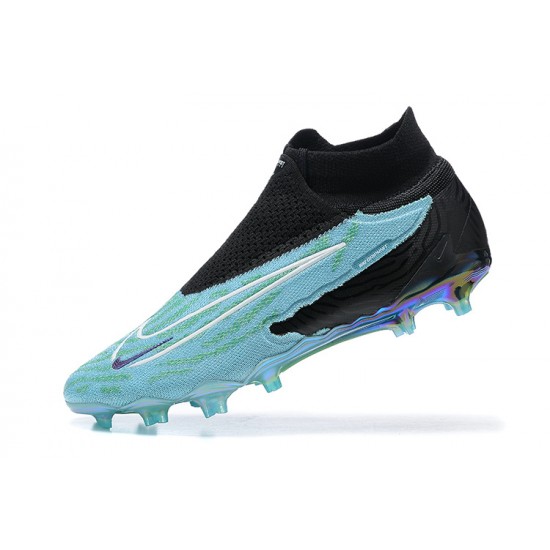 Goods That Sell Well Nike Phantom GX Elite FG Turquoise Black Women And Men Soccer Cleats Online Shop