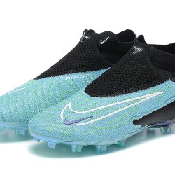 Nike Phantom GX Elite FG Turquoise Black Women And Men Soccer Cleats 