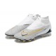 Buy Nike Phantom GX Elite FG White Glod Women And Men Soccer Cleats On Sale