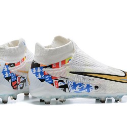 Nike Phantom GX Elite FG White Women And Men Soccer Cleats