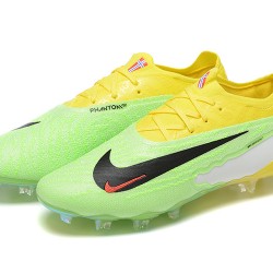 Nike Phantom GX Elite FG Yellow Green Women And Men Soccer Cleats