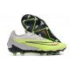 The Best Selling Line Nike Phantom GX Elite FG Yellow Grey White Women And Men Low Soccer Cleats Online