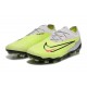 The Best Selling Line Nike Phantom GX Elite FG Yellow Grey White Women And Men Low Soccer Cleats Online