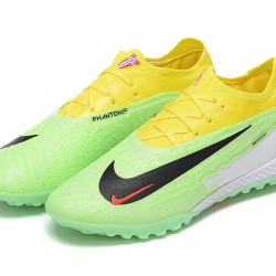 Nike Phantom GX Elite TF Green Yellow Women And Men Soccer Cleats