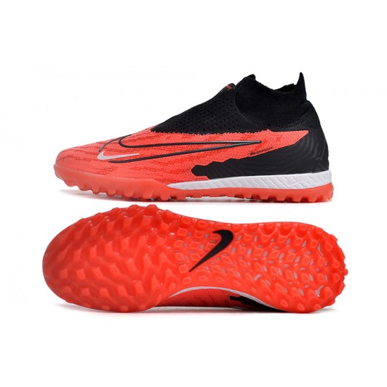 Choose To Buy Nike Phantom GX Elite TF High top Red Black Mens Soccer Cleats On Sale