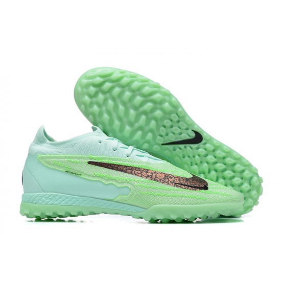 Select and Buy Nike Phantom GX Elite TF High-top Green Women And Men Soccer Cleats Online