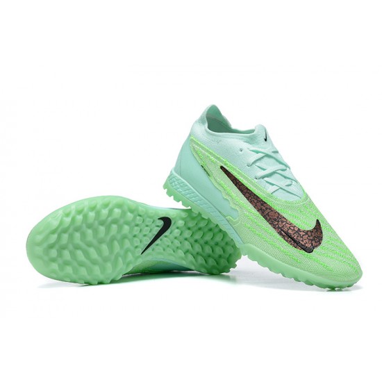 Select and Buy Nike Phantom GX Elite TF High-top Green Women And Men Soccer Cleats Online