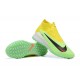 Discover Nike Phantom GX Elite TF High-top Green Yellow Women And Men Soccer Cleats Online