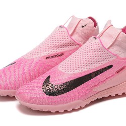 Nike Phantom GX Elite TF High-top Pink Women And Men Soccer Cleats