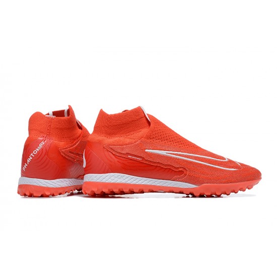 Buy the latest Nike Phantom GX Elite TF High-top Red Women And Men Soccer Cleats On Sale