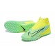 Buy And Seller Nike Phantom GX Elite TF High-top Yellow Green Women And Men Soccer Cleats Online Shop