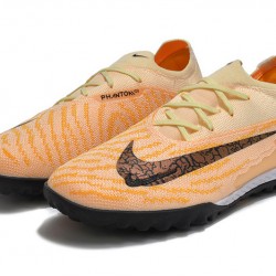 Nike Phantom GX Elite TF Orange Black Women And Men Low Soccer Cleats 