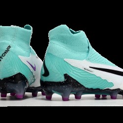 Nike Phantom GX Elite AG High top Teal Black Women and Men Soccer Cleats