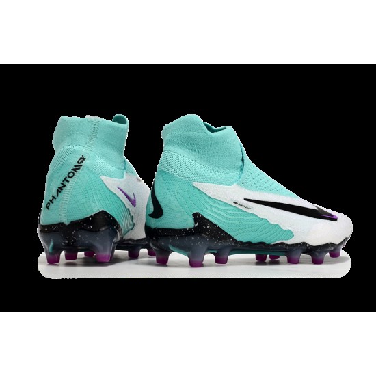 Buy And Seller Nike Phantom GX Elite AG High top Teal Black Women and Men Soccer Cleats Online