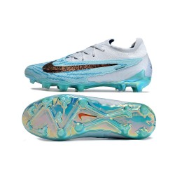 Nike Phantom GX Elite FG Blue White Women and Men Soccer Cleats