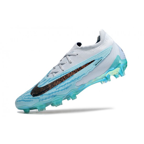 Goods That Sell Well Nike Phantom GX Elite FG Blue White Women and Men Soccer Cleats Sale