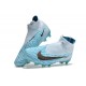 Exceptional Quality Nike Phantom GX Elite FG High top Blue Women and Men Soccer Cleats Shop