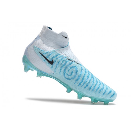 Exceptional Quality Nike Phantom GX Elite FG High top Blue Women and Men Soccer Cleats Shop